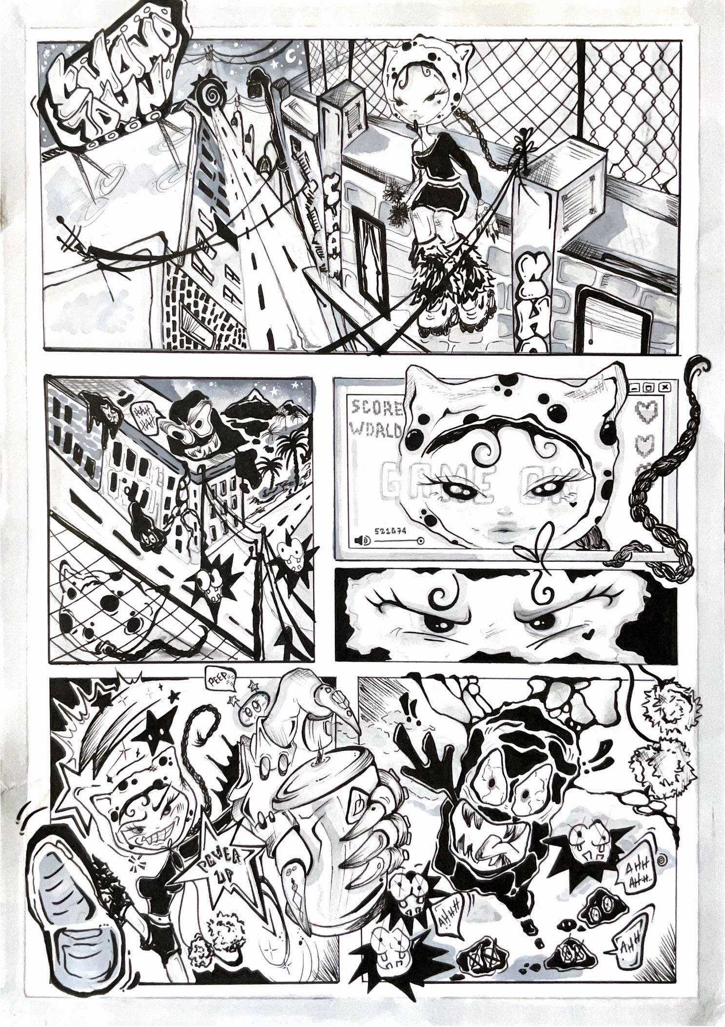 Shamo town manga series
